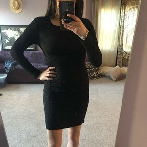 Black bondage dress size small